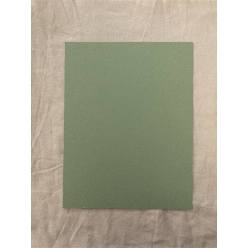Unbranded 11” x 8.5” Card Stock  | Green | 1 Sheet Only